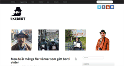 Desktop Screenshot of ekebert.se